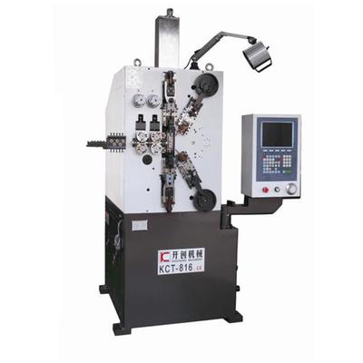 KCT-816數控高速卷簧機 8軸16型彈簧機天津研發的金屬成型設備新突破